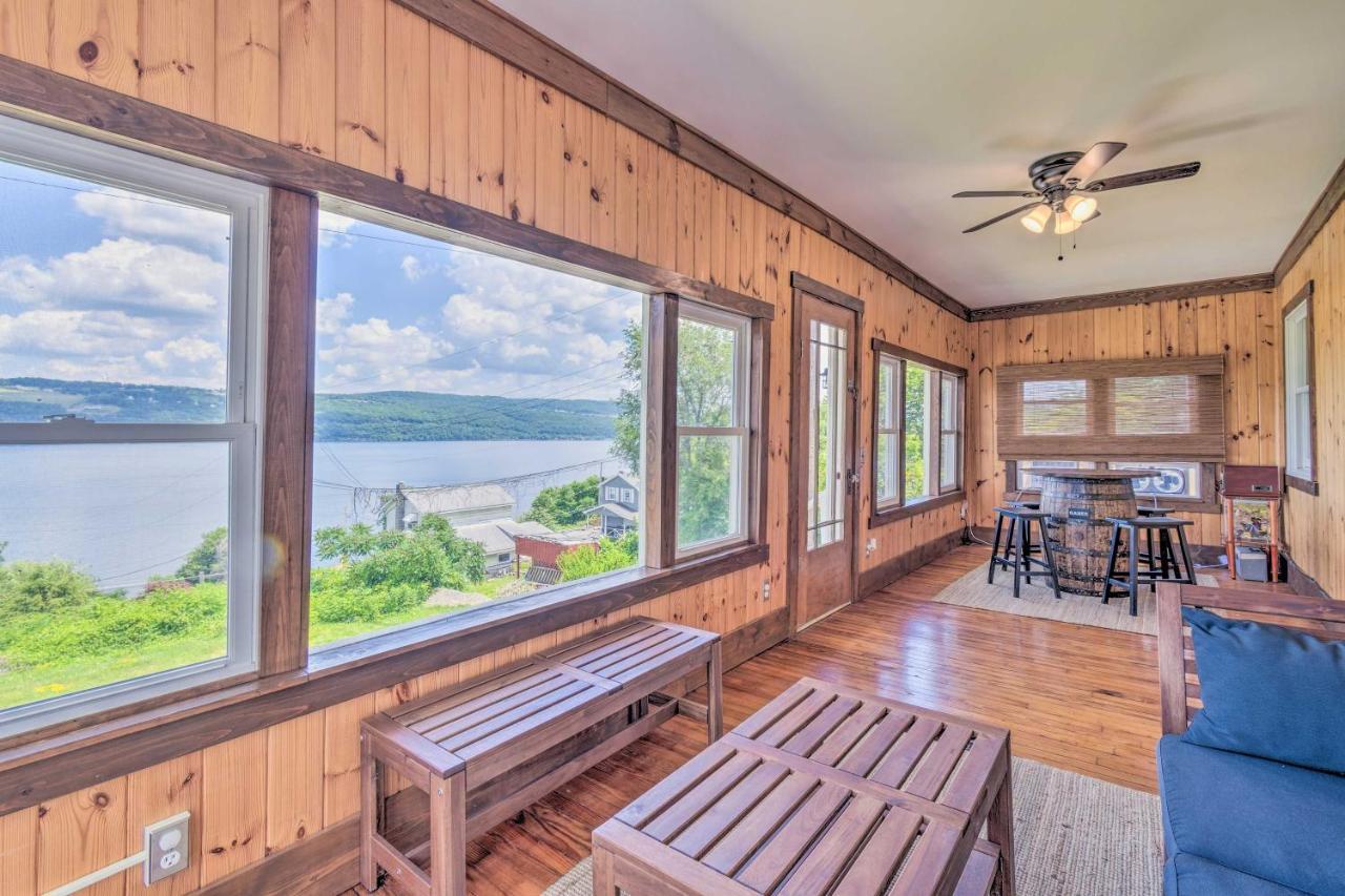 Watkins Glen Lakeview Cottage With Waterfall! エクステリア 写真